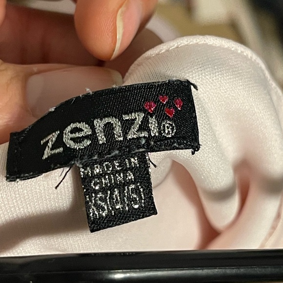 Zen I Pink Floral Tulle Party Dress - Picture 4 of 5